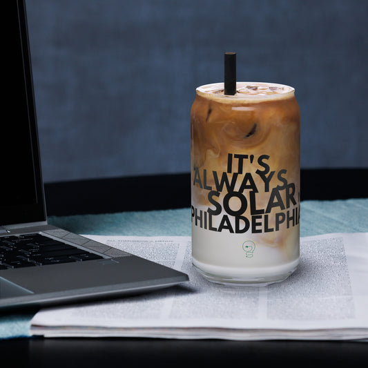 It's Always Sunny in Philadelphia Can-shaped glass